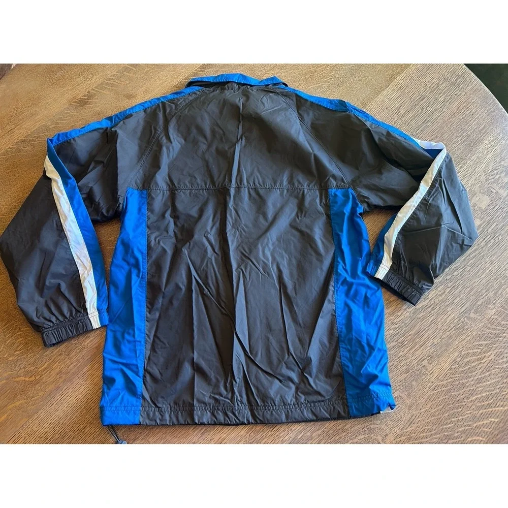 Nike Windbreaker Jacket Men's Medium Blue Gray White Lightweight